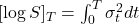 [\log S]_T = \int_0^T \sigma_t^2 dt