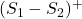 (S_1 - S_2)^+