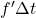 f'\Delta t