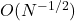 O(N^{-1/2})