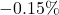 -0.15\%