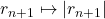 r_{n+1} \mapsto |r_{n+1}|