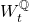 W_t^{\mathbb{Q}}